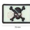JTG Pirate Skull Rubber Patch Glow Back OD-TM-10312161700 11597 asgbox.pl