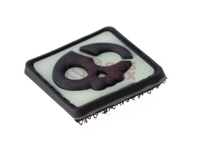 JTG Halloween Pirate Rubber Patch Glow Back - obrazek 2