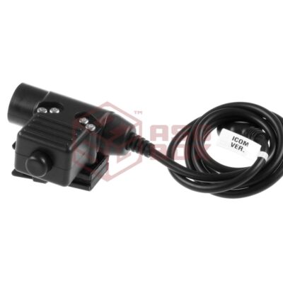 Alternative view of Z-Tactical U94 PTT ICOM Connector Black