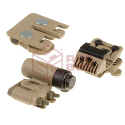 Alternative view of Night Evolution Gen III Helmet Light Dark Earth