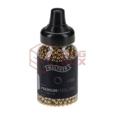 asgbox.pl - 4.5mm BB Gold Steel Shot 1500rds Walther