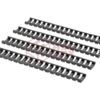 Ladder Rail Protector Set 4pcs Black OD-TM-10340406000 12953 G-03-125 asgbox.pl