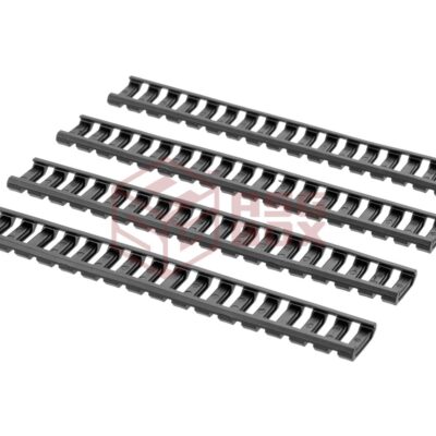 Alternative view of Ladder Rail Protector Set 4pcs Black