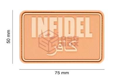 JTG Infidel Large Rubber Patch Desert - obrazek 2
