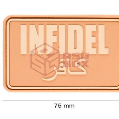 Alternative view of JTG Infidel Large Rubber Patch Desert