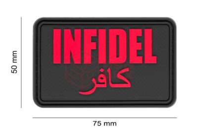 JTG Infidel Large Rubber Patch Blackmedic - obrazek 2