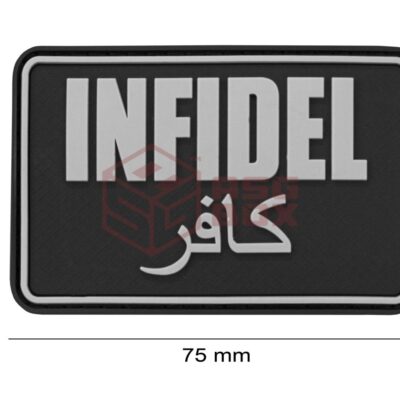 Alternative view of JTG Infidel Large Rubber Patch SWAT