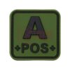 asgbox.pl - Bloodtype Square Rubber Patch A Pos JTG