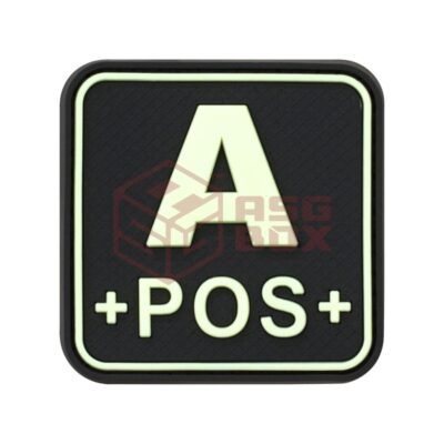 asgbox.pl - Bloodtype Square Rubber Patch A Pos JTG