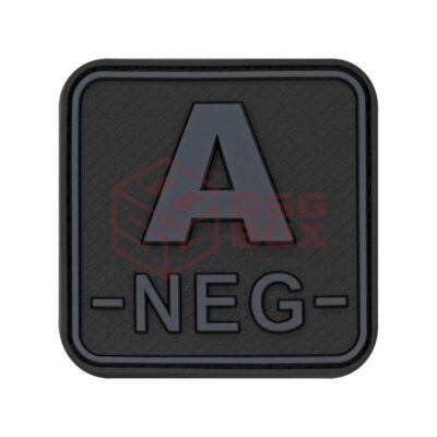 asgbox.pl - Bloodtype Square Rubber Patch A Neg JTG