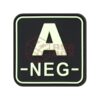 asgbox.pl - Bloodtype Square Rubber Patch A Neg JTG