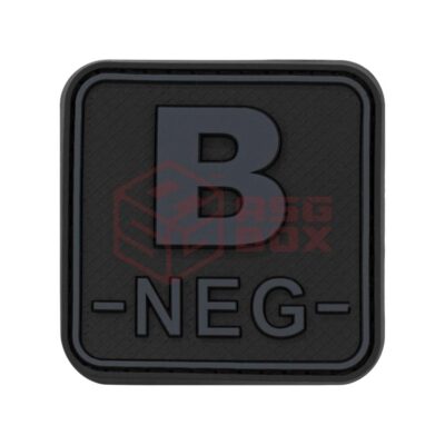 asgbox.pl - Bloodtype Square Rubber Patch B Neg JTG