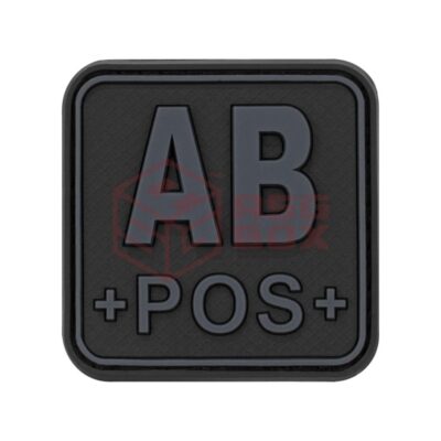 asgbox.pl - Bloodtype Square Rubber Patch AB Pos JTG