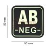 JTG Bloodtype Square Rubber Patch AB Neg Glow OD-TM-10345960100 13105 asgbox.pl
