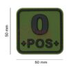 JTG Bloodtype Square Rubber Patch 0 Pos Forest OD-TM-10346021400 13090 asgbox.pl