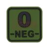 asgbox.pl - Bloodtype Square Rubber Patch 0 Neg JTG