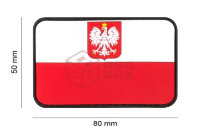 JTG Poland Flag Rubber Patch Multicolor - obrazek 2