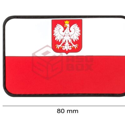 Alternative view of JTG Poland Flag Rubber Patch Multicolor