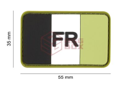 JTG France Flag Rubber Patch Forest - obrazek 2