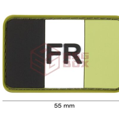 Alternative view of JTG France Flag Rubber Patch Forest