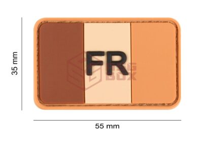 JTG France Flag Rubber Patch Desert - obrazek 2