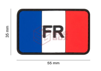 JTG France Flag Rubber Patch Multicolor - obrazek 2