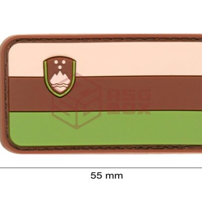 Alternative view of JTG Slovenia Flag Rubber Patch Green