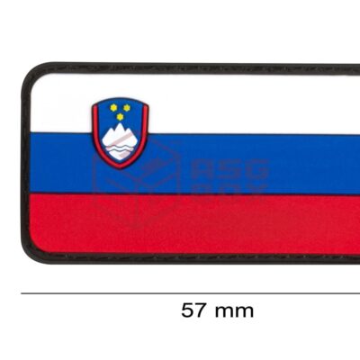 Alternative view of JTG Slovenia Flag Rubber Patch Multicolor