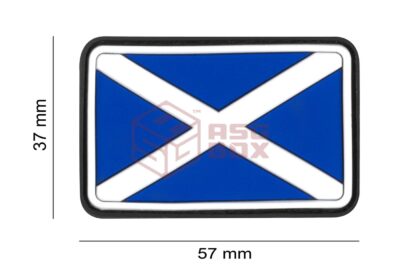 JTG Scotland Flag Rubber Patch Multicolor - obrazek 2
