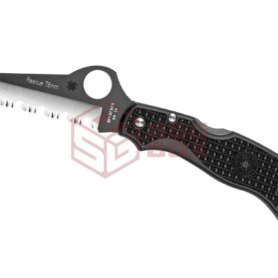 Alternative view of Spyderco C45 Rescue 79mm Folder Black