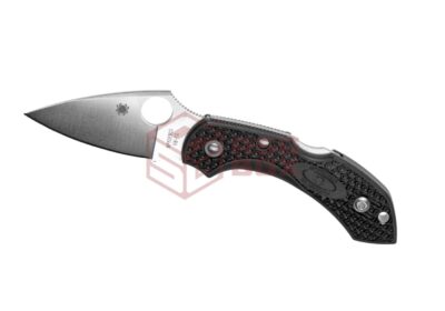 Spyderco C28 Dragonfly2 Lightweight Plain Edge Folder Black - obrazek 2