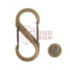 Nite Ize S-Biner Plastic #4 Coyote OD-TM-10376830100 14118 SBP4-03-28BG asgbox.pl