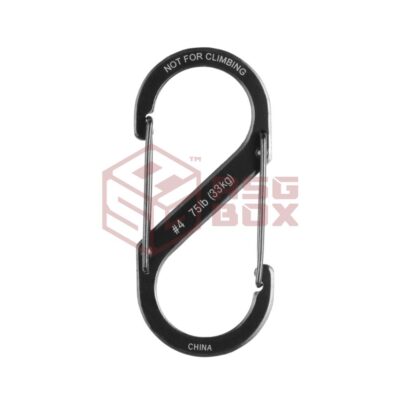 Alternative view of Nite Ize S-Biner Steel #4 Black