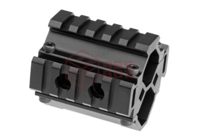 Leapers Triple Rail Shotgun Barrel Mount 5-Slot Black - obrazek 2