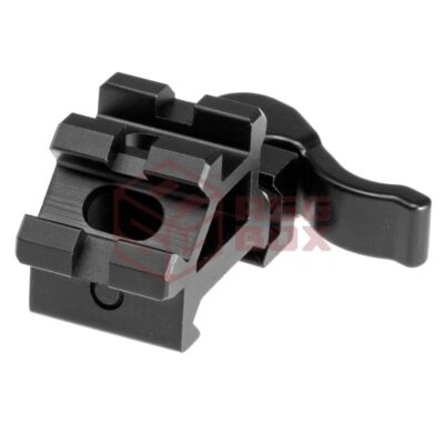 Alternative view of Leapers QD Angle Mount Double Rail 1-Slot Black