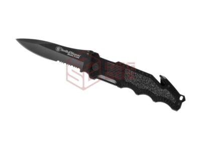 Border Guard SWBG1S Serrated Folder Black - obrazek 2