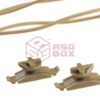 Smith Optics Boogie Regulator Bungee Velcro Strap Kit Tan OD-TM-10422332800 asgbox.pl