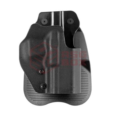 Frontline Molded Polymer Paddle Holster für Glock 17 / 19 Black