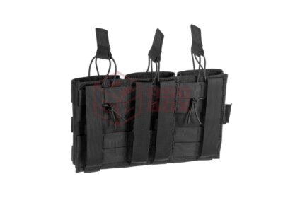 Invader Gear 5.56 Triple Direct Action Mag Pouch Black - obrazek 2