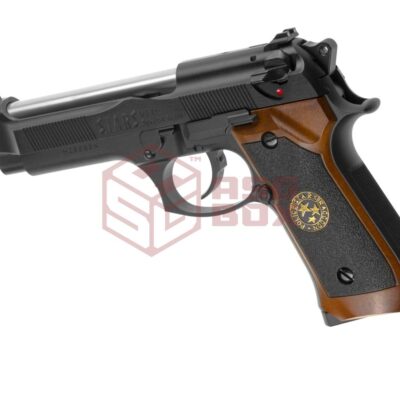 Alternative view of WE M92 Samurai Edge Biohazard Full Metal Co2 Black