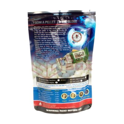 Alternative view of 0.33g Bio Precision BBs 2000rds Grey