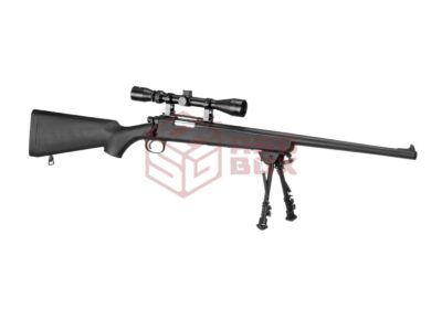 Snow Wolf VSR-10 Bolt-Action Sniper Rifle Set Black