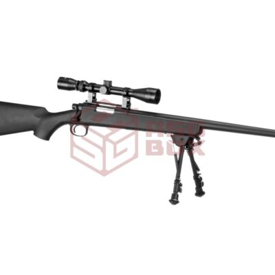 Snow Wolf VSR-10 Bolt-Action Sniper Rifle Set Black