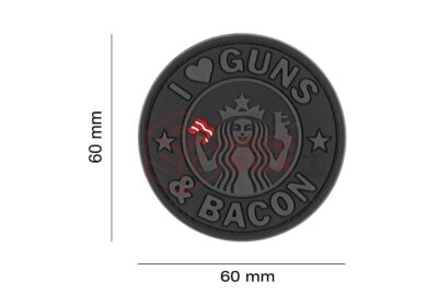 JTG Guns and Bacon Rubber Patch Blackops - obrazek 2