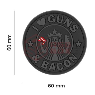 Alternative view of JTG Guns and Bacon Rubber Patch Blackops
