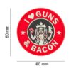 JTG Guns and Bacon Rubber Patch Multicolor OD-TM-10473350000 17572 asgbox.pl