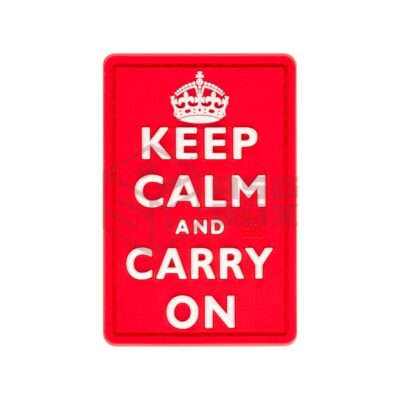 asgbox.pl - Keep Calm Rubber Patch JTG