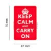 JTG Keep Calm Rubber Patch Multicolor OD-TM-10473450000 17576 asgbox.pl