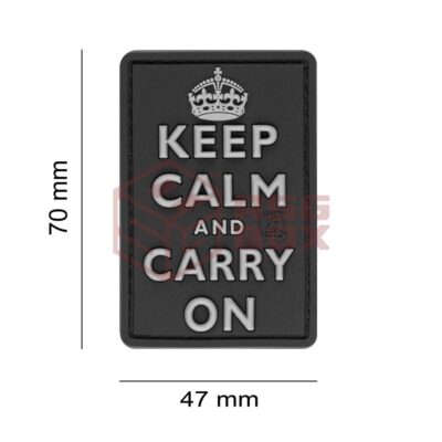 Alternative view of JTG Keep Calm Rubber Patch SWAT