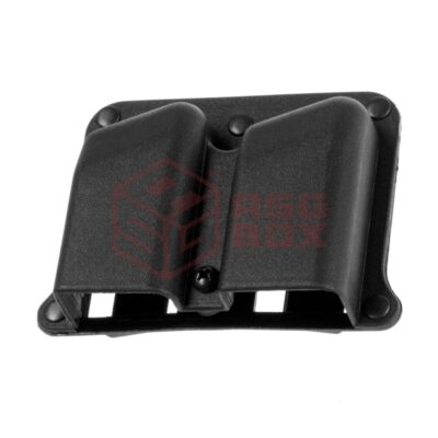 Frontline Polymer Double Pistol Mag Pouch Black